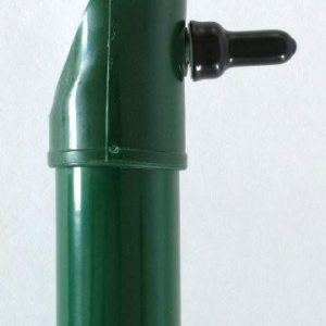 Vzpěra plotová 200 cm, 38 mm, pozinkovaná + PVC zelený