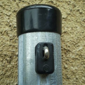 Čepka PVC na sloupek 48mm, černá