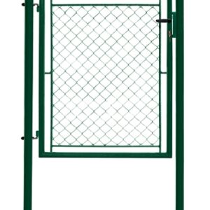 Branka pletivová, jednokřídlá, FAB, š. 100 x v. 95 cm, Zn+PVC zelená