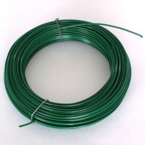 Vázací drát 50 m, ZN+PVC, zelený
