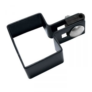 Příchytka pro kotvení svařovaných panelů 3D mezi sloupky 60x40mm, ANTRACIT, koncová