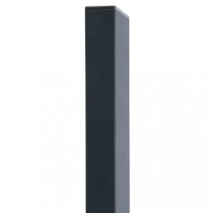 Sloupek 60x40mm, dl. 1700mm, Zn+PVC, ANTRACIT